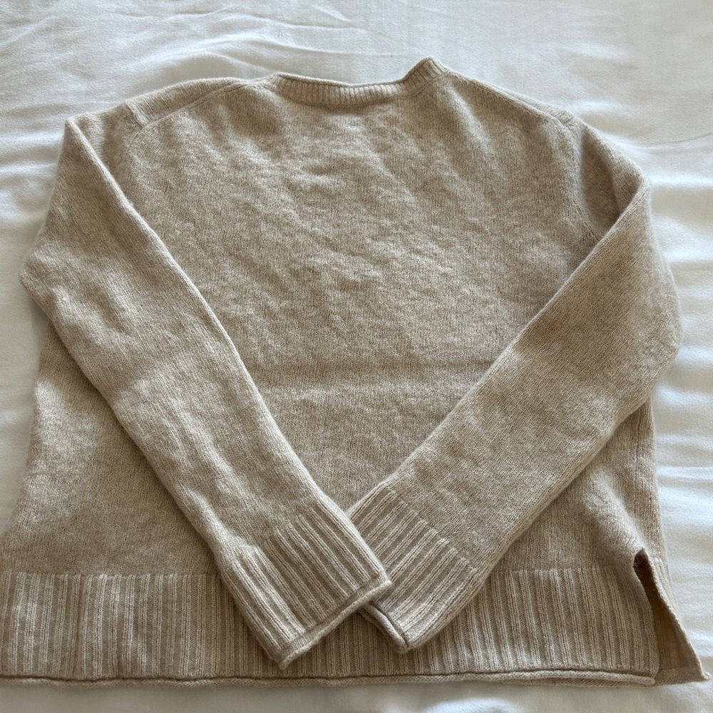 Jenni Kayne Everyday Sweater, Oatmeal XS - Picture 5 of 7